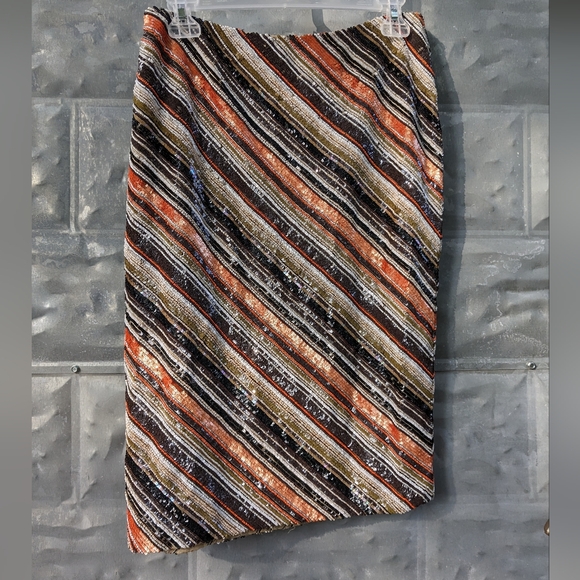 Carolina Herrera Beaded Sequin Sample Skirt - Picture 4 of 10